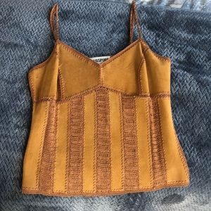 Passport mesh tank top